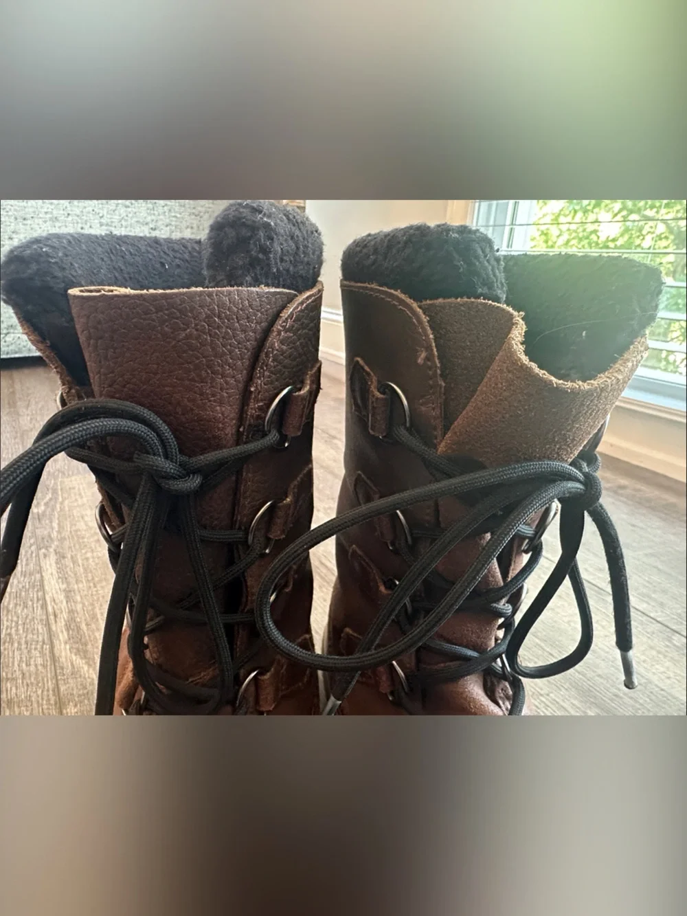 Sorel Brown and Black Waterproof Lace-Up Men’s Winter Boots